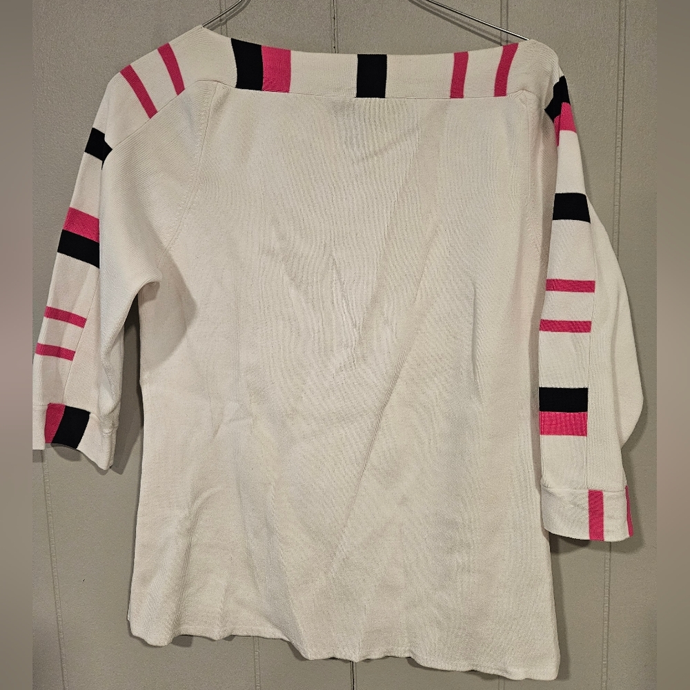 Fine Gauge Ziani Couture Knit Long Sleeve Top